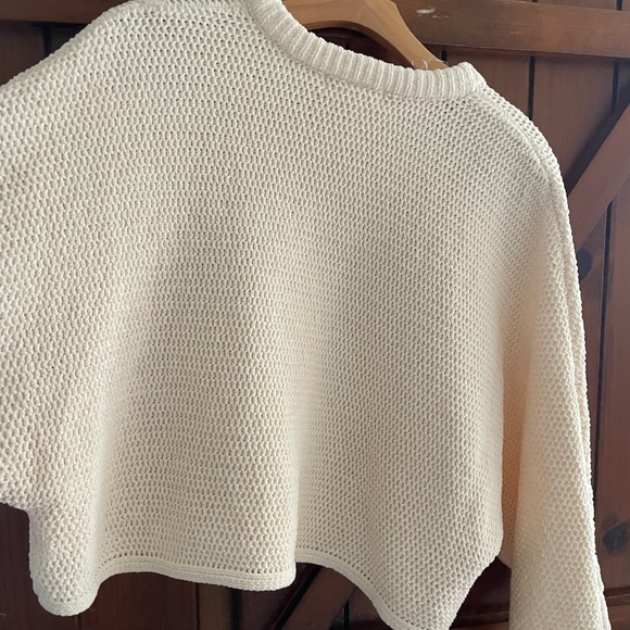 Planet Gold Juniors' Crop Sweater NWT - Picture 3 of 6